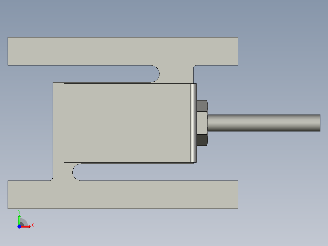 压力-S型称重传感器LSZ-A00S)前视图