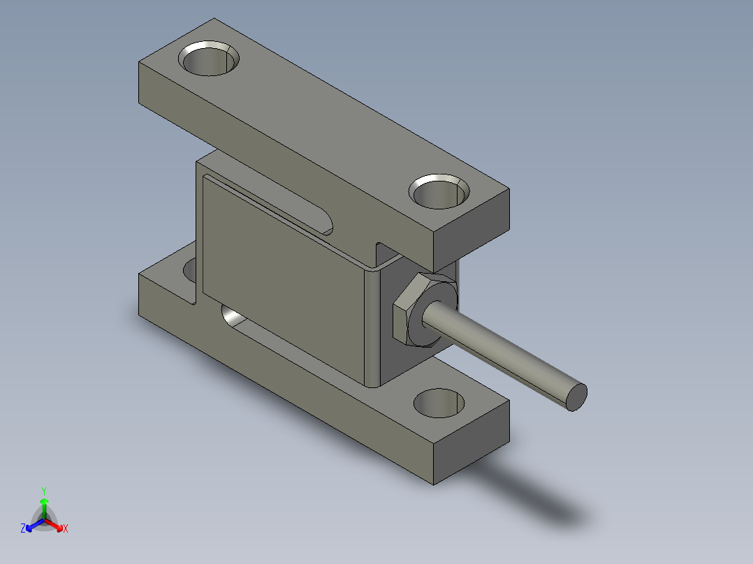 压力-S型称重传感器LSZ-A00S)正等轴测图
