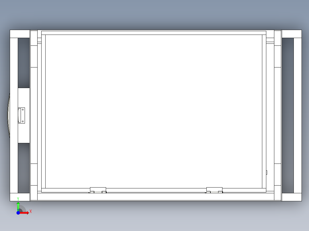 A5散热器小风扇物流器具前视图