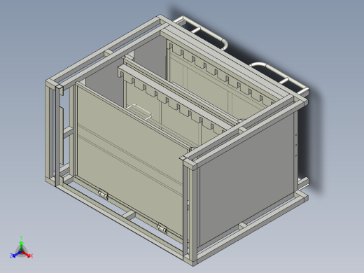 A5散热器小风扇物流器具正等轴测缩略图