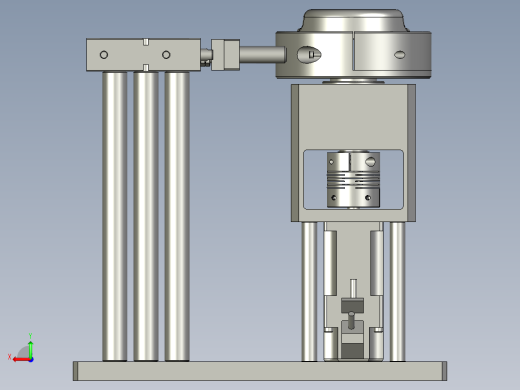 旋转定位机构后视缩略图