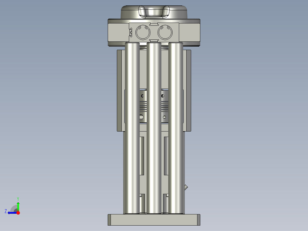 旋转定位机构右视图