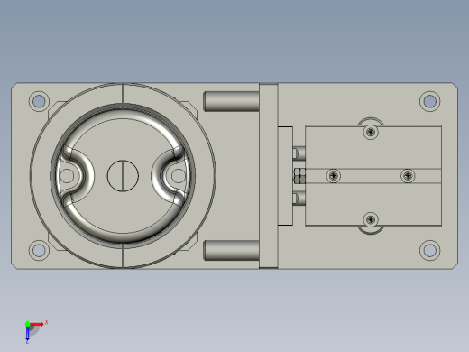 旋转定位机构俯视缩略图