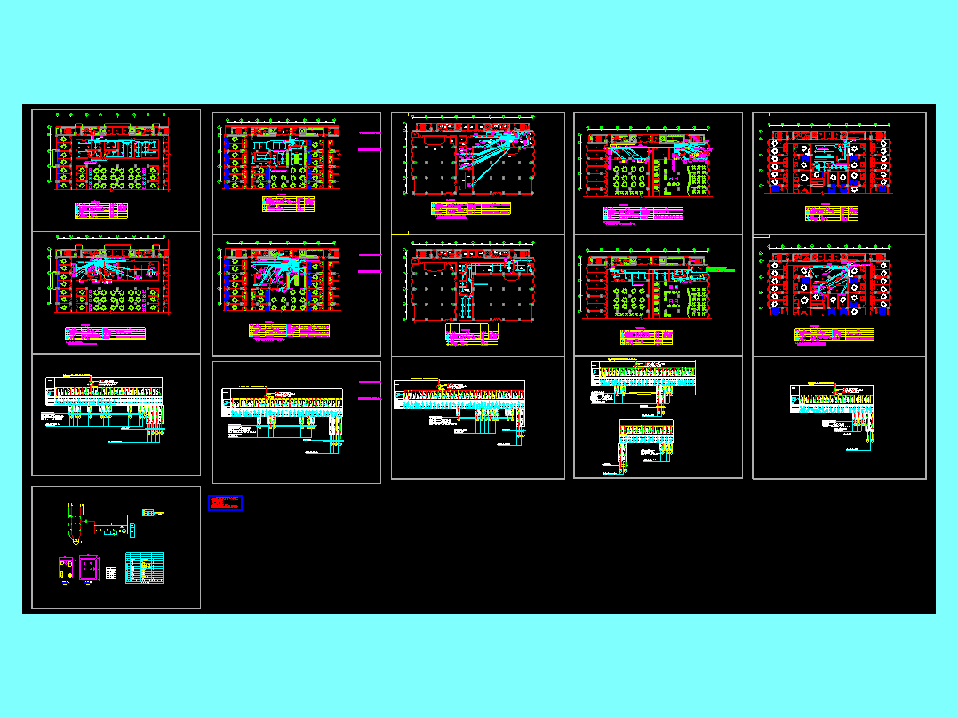 酒店厨房电气图纸