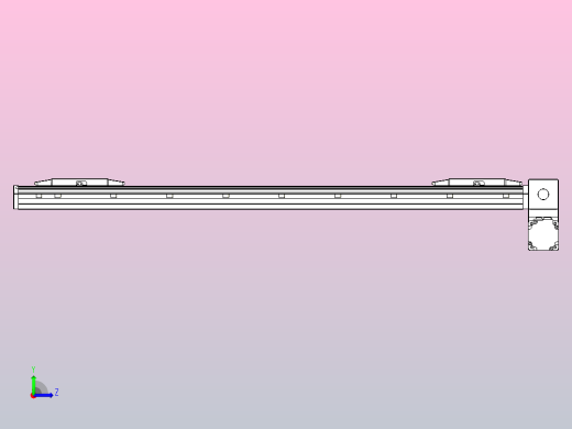 皮带直线轴双滑块型TPA-GCBS-150-P80-L400-RP-M75-N3左视缩略图