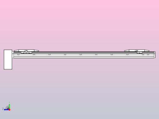 皮带直线轴双滑块型TPA-GCBS-150-P80-L400-RP-M75-N3右视缩略图