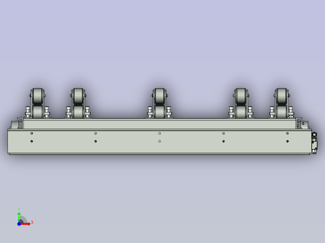 顶升移载机前视图