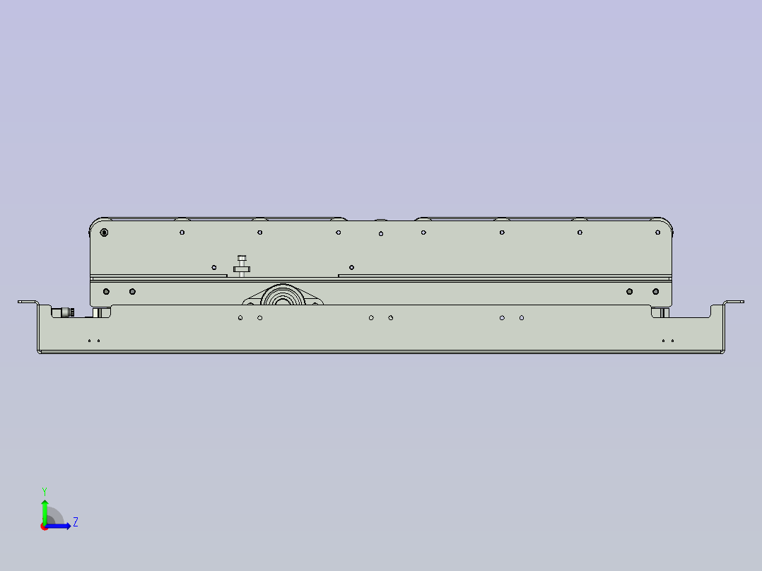 顶升移载机左视图