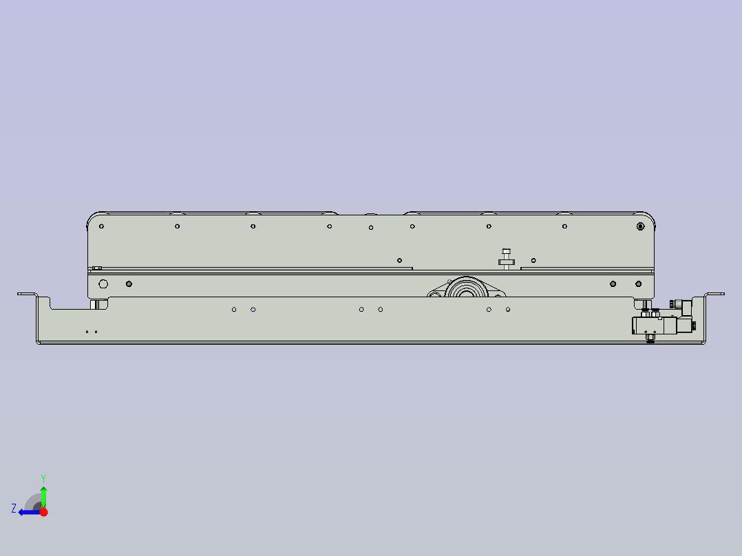 顶升移载机右视图