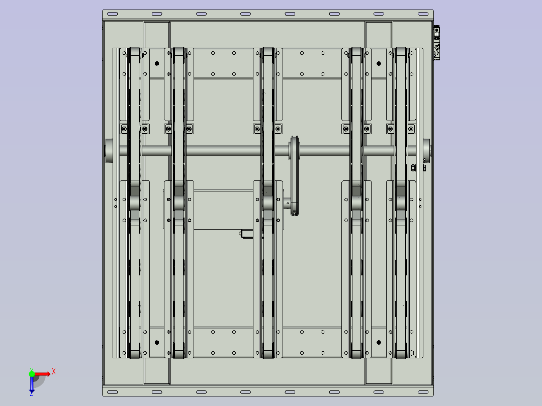 顶升移载机俯视图