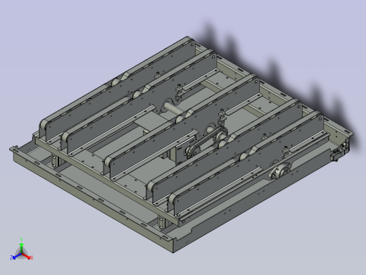 顶升移载机正等轴测缩略图