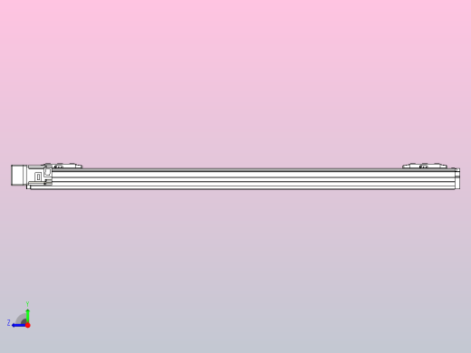 滚珠丝杠线性轴TPA-GCRS-80-1610C-L450-ML-M20-N3右视缩略图
