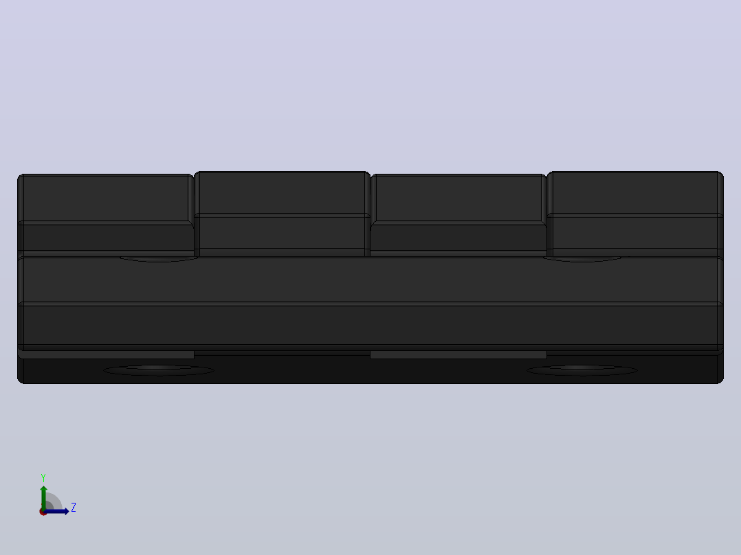 CL226铰链[CL226-1B]左视图