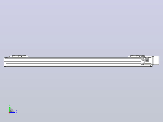 滚珠丝杠线性轴TPA-GCRS-80-1610C-L300-MR-M20-N3左视缩略图