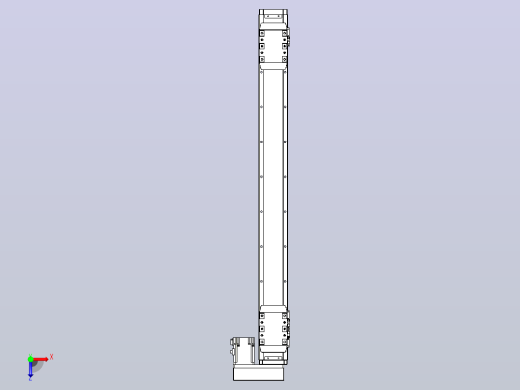 滚珠丝杠线性轴TPA-GCRS-80-1610C-L300-MR-M20-N3俯视缩略图