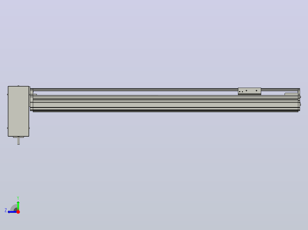 MT75BT半封闭皮带滑台[MT75BT.L80.600.RD.P40.C3]右视图