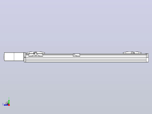 皮带直线轴双滑块型TPA-GCBS-80-P60-L275-QR-M20-N3右视缩略图