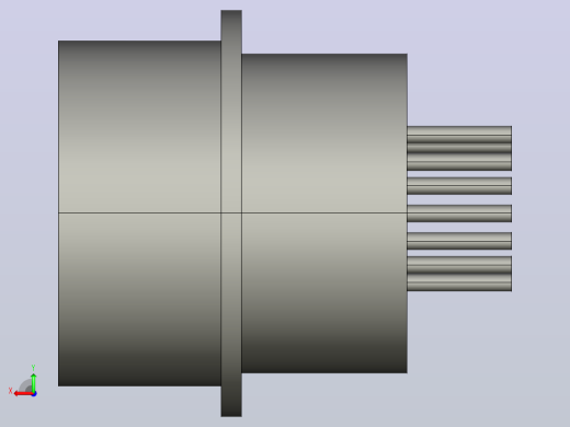 Hirose连接器HRS插座HR10A-10R-12PB后视缩略图