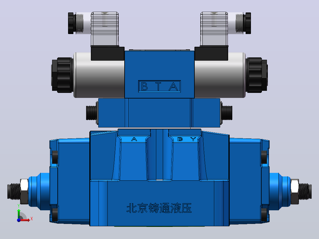 H-4WEH16-S 电液换向阀-1前视图