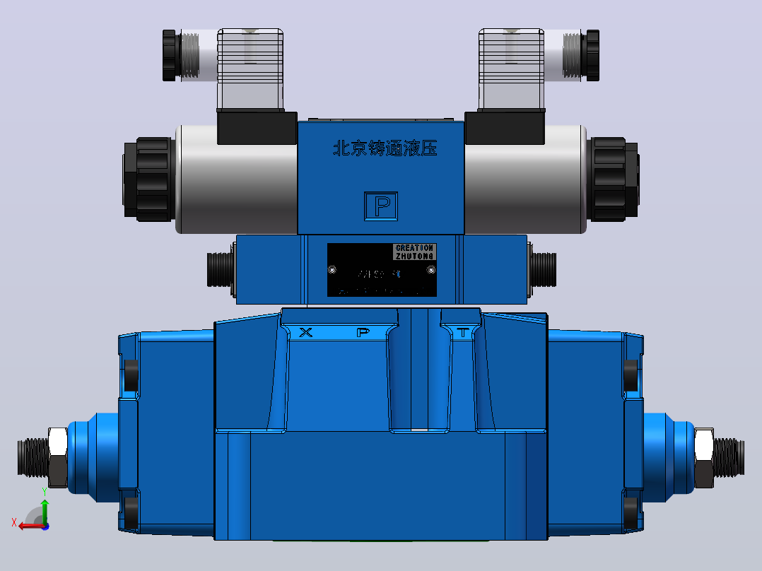 H-4WEH16-S 电液换向阀-1后视图