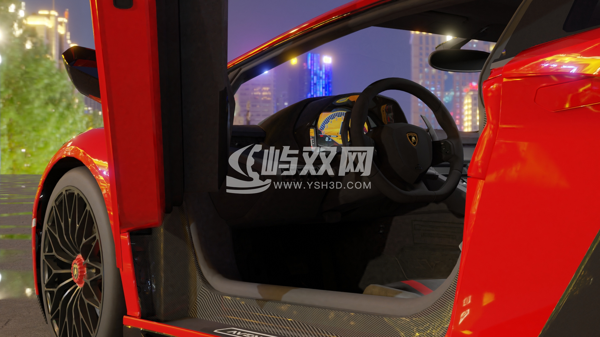 一个简单兰博基尼的模型文件
