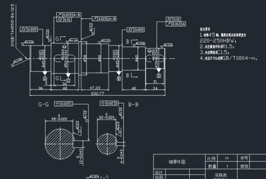 二级减速器CAD图纸缩略图