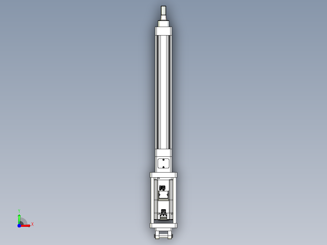 轻载电动缸TPA-ESR40-1210C-L250-M-CB-W-P40-C3前视图
