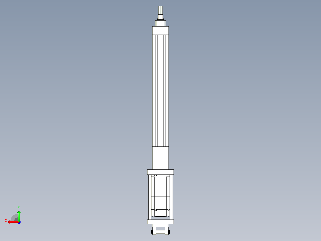 轻载电动缸TPA-ESR40-1210C-L250-M-CB-W-P40-C3后视图