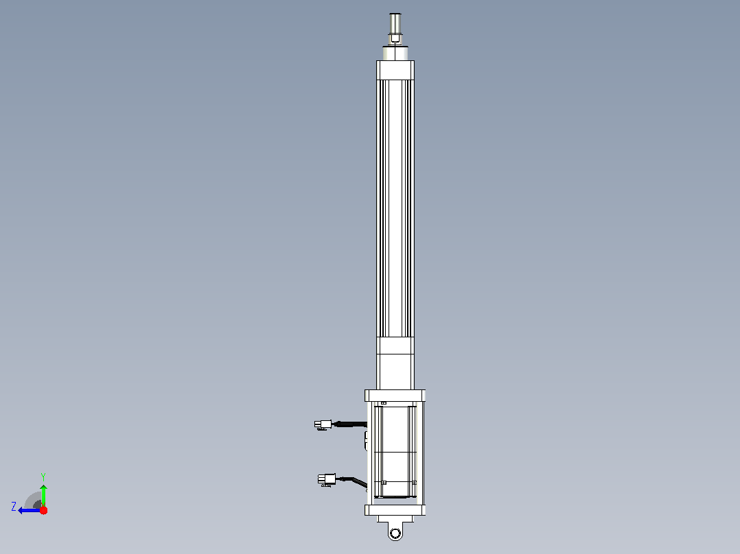 轻载电动缸TPA-ESR40-1210C-L250-M-CB-W-P40-C3右视图