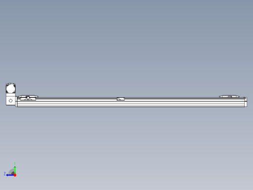 皮带直线轴双滑块型TPA-GCBS-80-P60-L600-LU-M20-N3右视缩略图