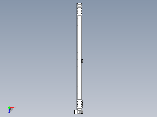 皮带直线轴双滑块型TPA-GCBS-80-P60-L600-LU-M20-N3俯视缩略图