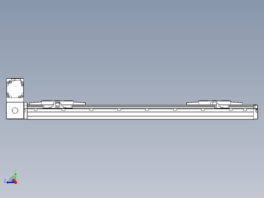 皮带直线轴双滑块型TPA-GCBS-120-P70-L175-LU-M20-N3右视缩略图