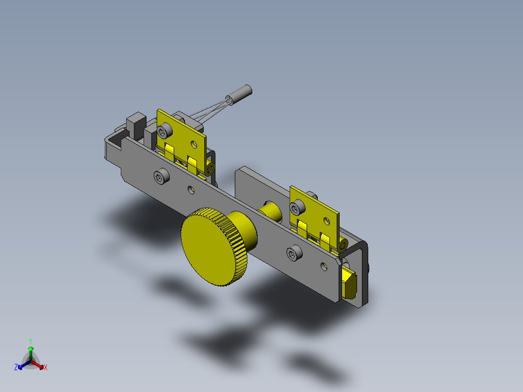 维护部分的固定确认机构