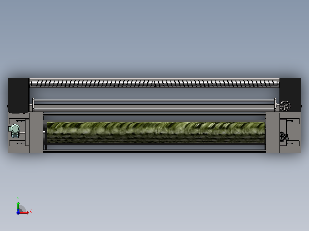 自动纠偏结构sw16可编辑前视图