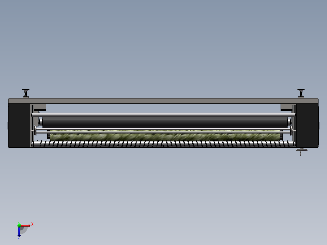 自动纠偏结构sw16可编辑俯视图