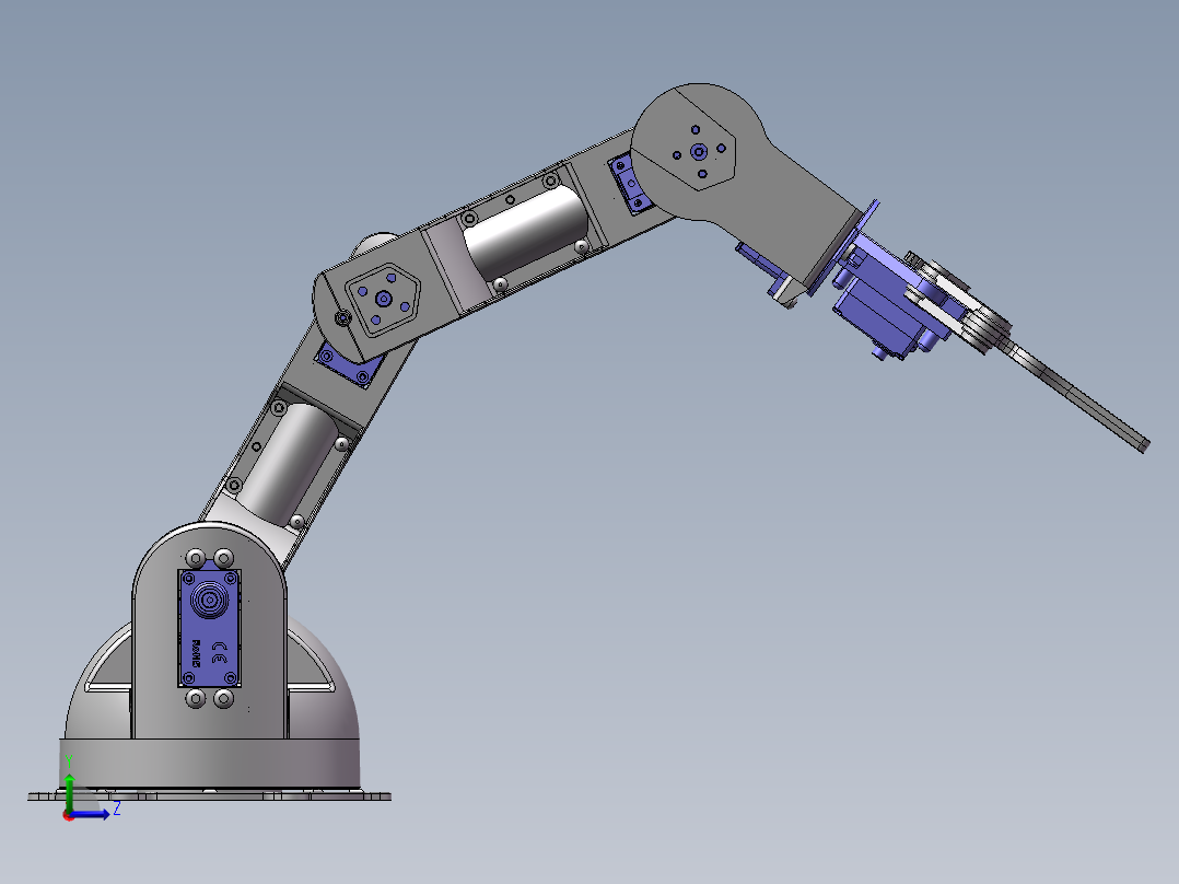 arduino-braccio-robotic-arm SW STL左视图