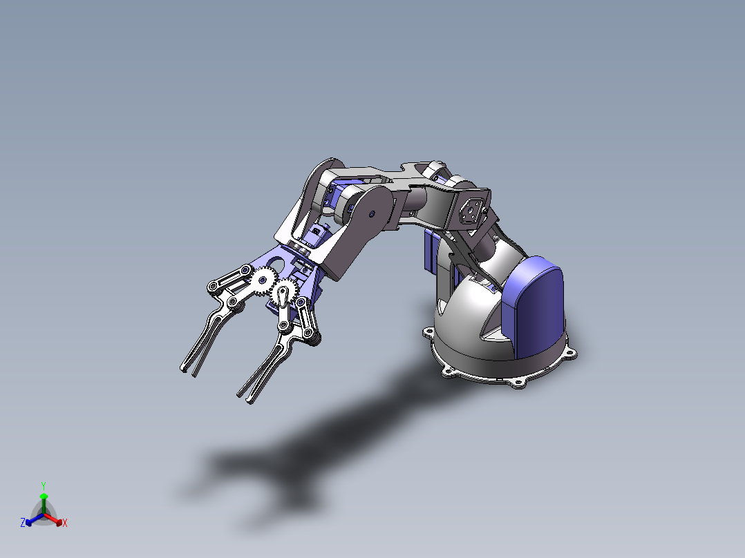 arduino-braccio-robotic-arm SW STL正等轴测图