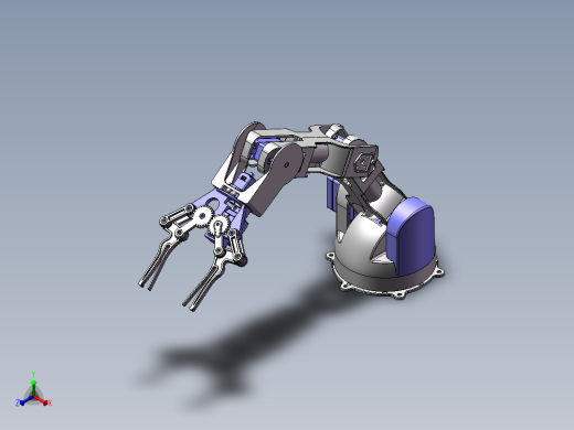 arduino-braccio-robotic-arm SW STL正等轴测缩略图