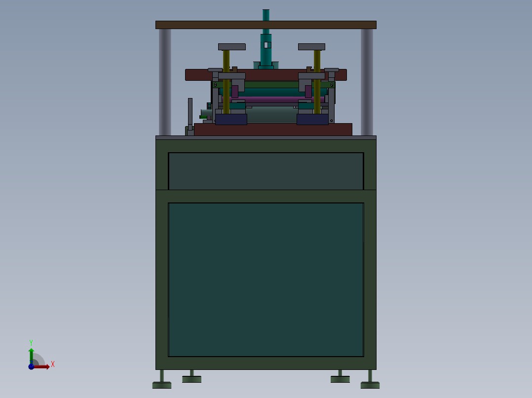 杰优切片机前视图