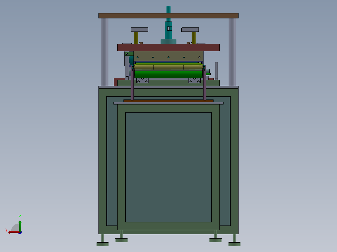 杰优切片机后视图