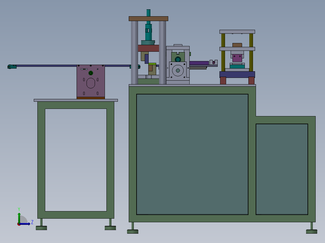 杰优切片机左视图