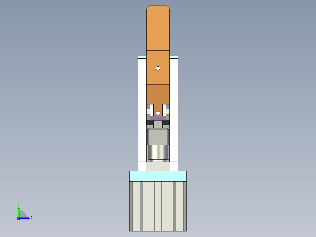 气动机械手设计图137561左视图