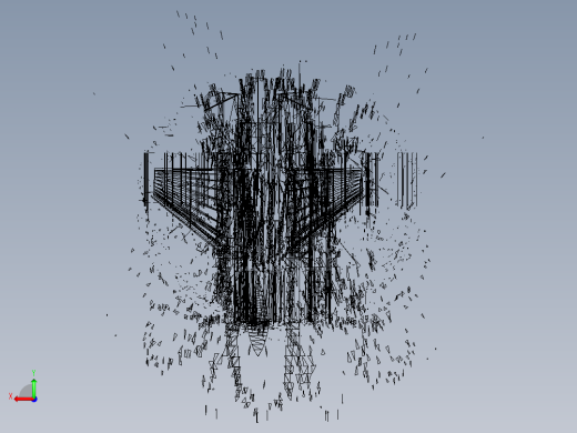 f16战斗机模型后视缩略图