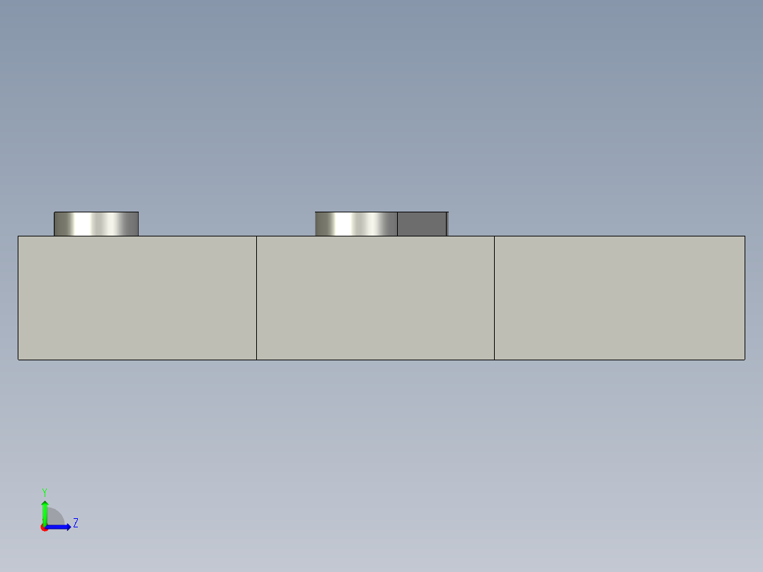 平面连杆机构左视图