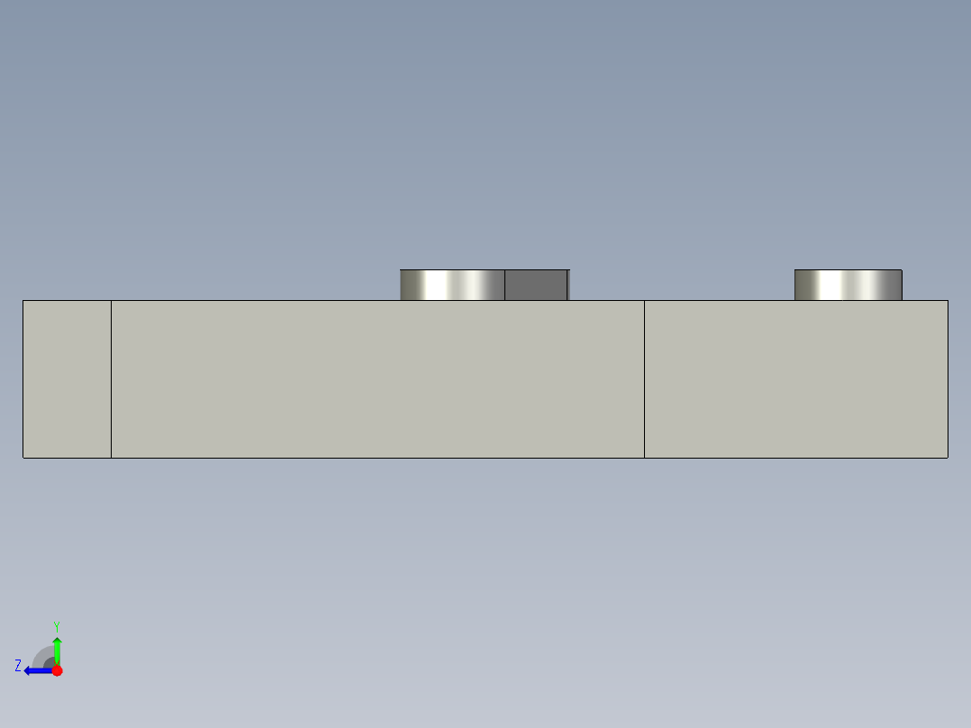 平面连杆机构右视图