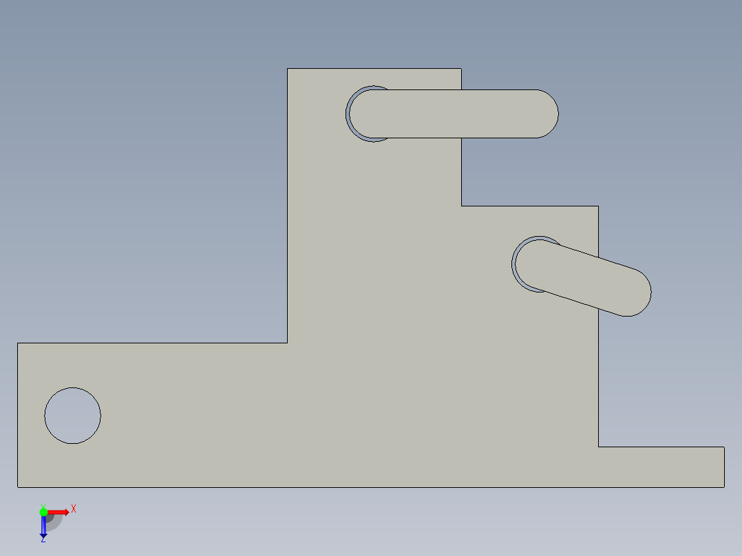 平面连杆机构俯视图