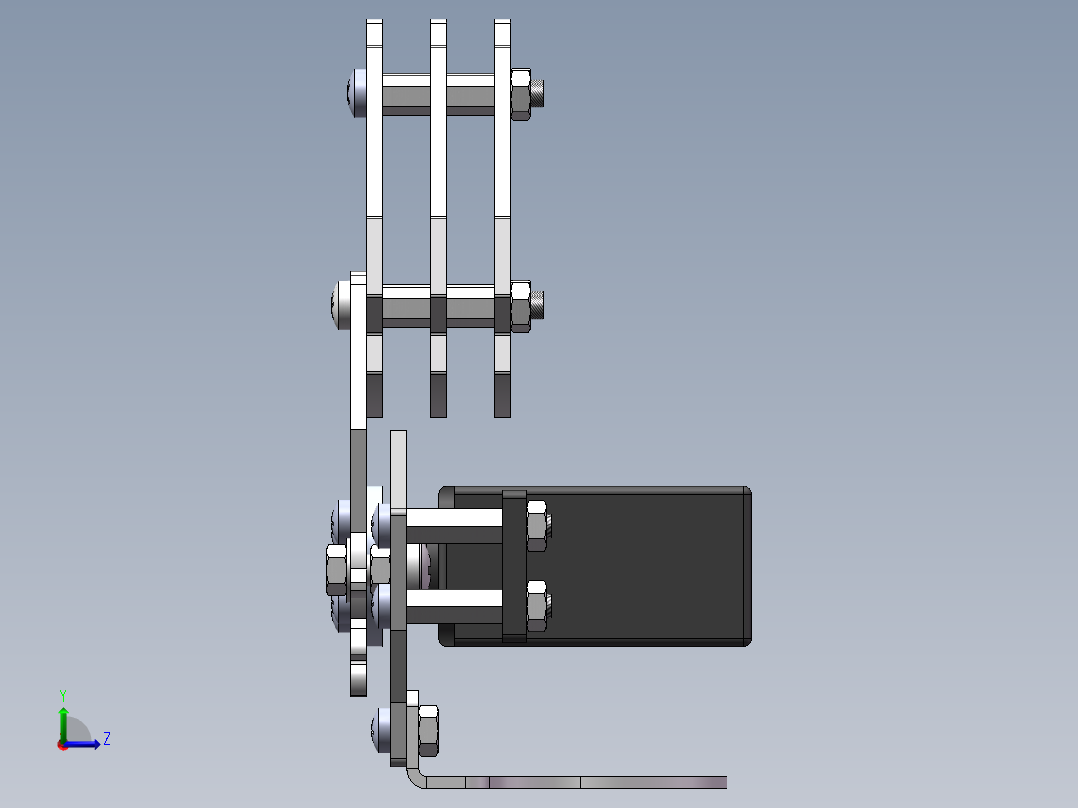1.4种爪子三维图纸左视图