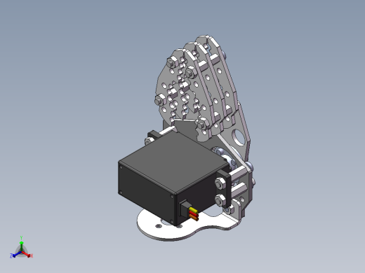 1.4种爪子三维图纸正等轴测缩略图