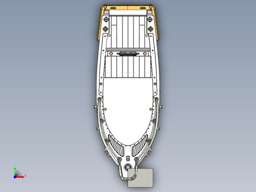 32--捕鲸船模型3D图纸 ProE设计前视缩略图