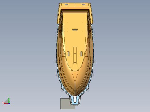 32--捕鲸船模型3D图纸 ProE设计后视缩略图